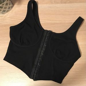 Black Hook & Eye Corset Top